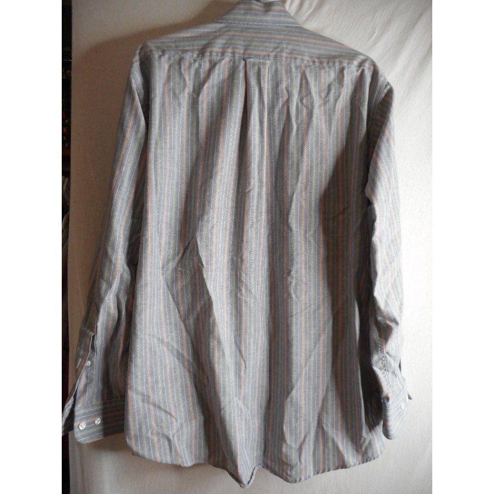 Stafford wrinkle free Cotton blend Striped Shirt - Picture 7 of 7